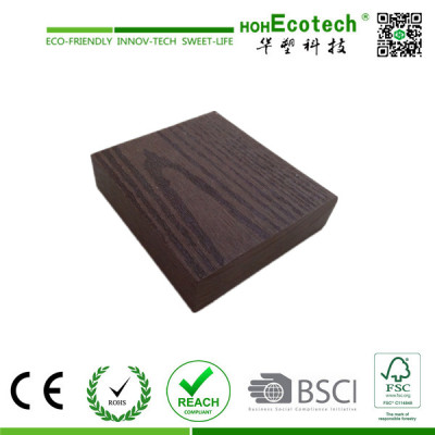embossing wpc outdoor decking board/wpc solid flooring