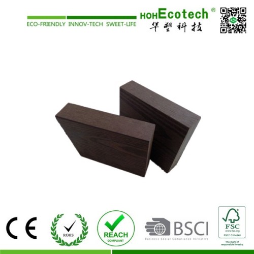 embossing wpc outdoor decking board/wpc solid flooring