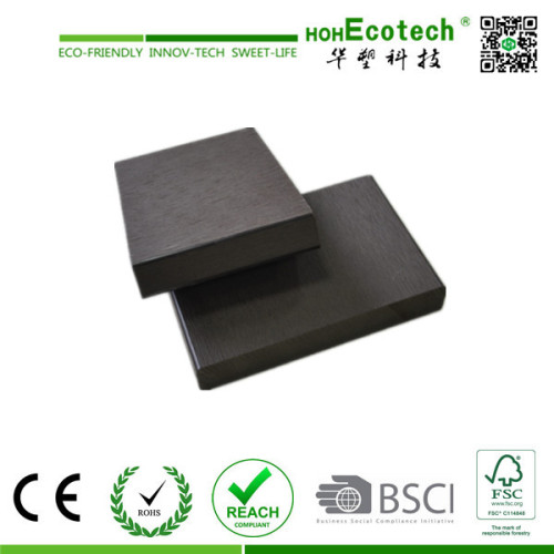 dark grey wpc solid composite deck/outdoor garden plastic wood decking