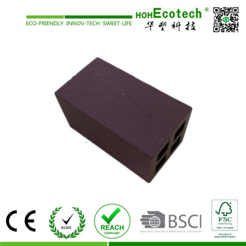 water-proof wood plastic composite fencing post/light weight wpc post