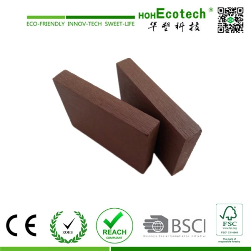 thick wood plastic composite decking board