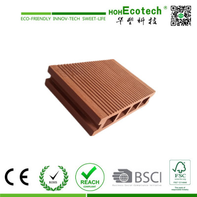 moisture resistant wpc hollow decking/wood plastic composite flooring