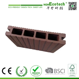 termite resistant wpc hollow decking/wood plastic composite flooring
