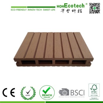 wooden plastic composite outdoor decking boards plastic wood decking supplier