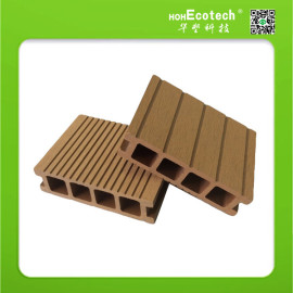 Exterior WPC Decking Hollow Patio Plastic Wood Boards