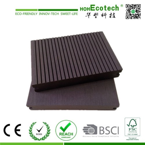 Coffee Color Outdoor Decking WPC Composite Wood Deck