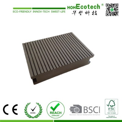 embossing wpc decking board black composite decking price