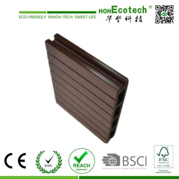 CE certificated composite hollow decking wpc