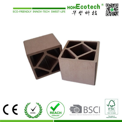 wpc composite fencing post used in outdoor