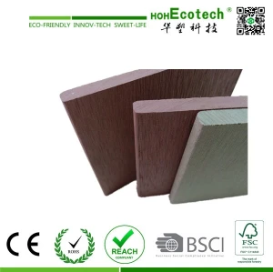 thick wpc decorative deck used on the wall