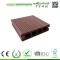 Grooved Hollow Wood Plastic Composite Decking , Wood Color WPC Board,outdoor decking