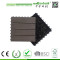 Interlocking WPC decking tiles , outdoor garden flooring covering wpc tiles , plastic back base wpc tile