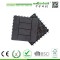 Interlocking WPC decking tiles , outdoor garden flooring covering wpc tiles , plastic back base wpc tile