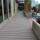 Balcony barefoot decking wood plastic composite