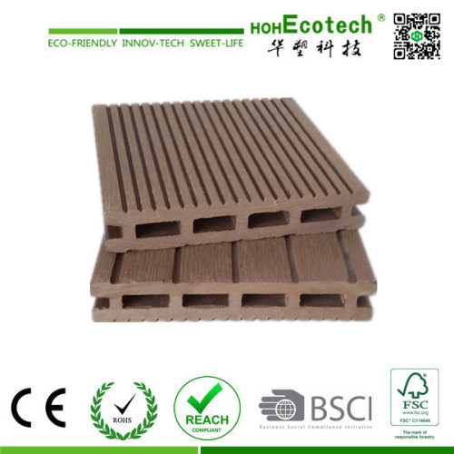 Anti-UV rotproof wood plastic composite decking 100*17
