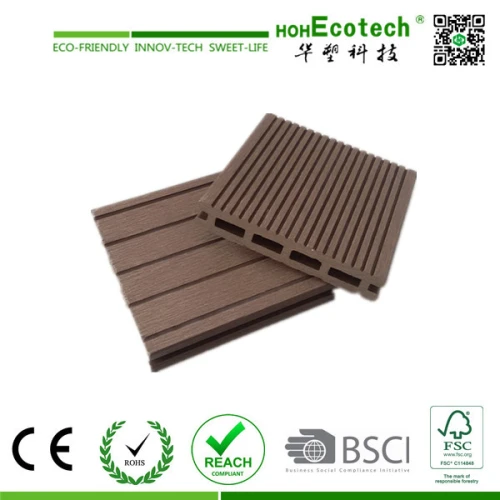 Anti-UV rotproof wood plastic composite decking 100*17