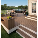 Grooved composite decking ,  wpc decking floor