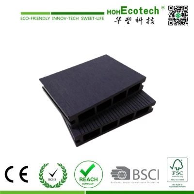 Eco-friendly decoration hollow wood plasitc decking
