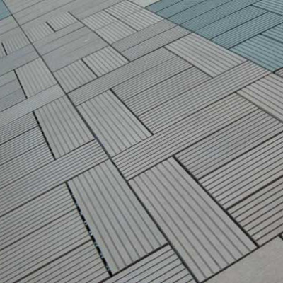 WPC interlocking Deck Tiles