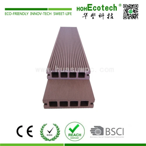 Recycled eco-friendly wood plastic composite decking boards