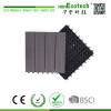 Interlocking wooden composite plastic base diy deck tile