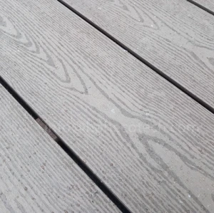 Wood grain good looking wood plastic composite decking boards