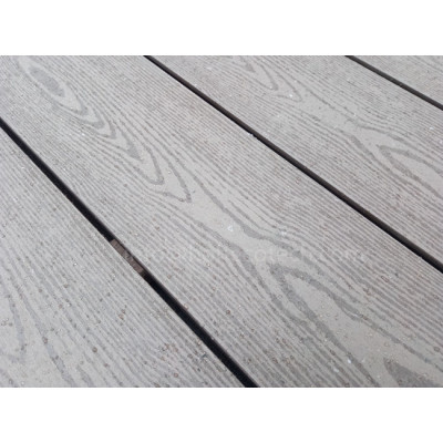 Wood grain good looking wood plastic composite decking boards