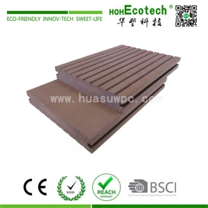 Outdoor rot-proof  durable wood plastic composite decking board