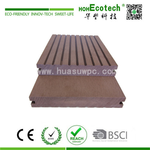 Outdoor rot-proof  durable wood plastic composite decking board