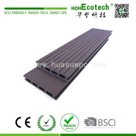 Grey color low price wood plastic composite decking