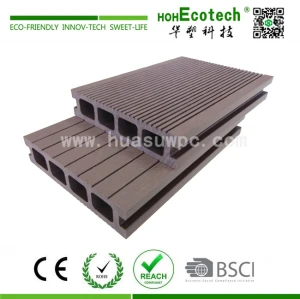 Outdoor durable wooden plastic decking floor