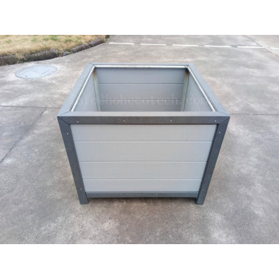 Co-extrusion wood plastic composite flower box