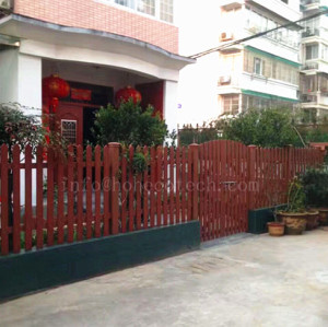 Home gardening wood-plastic composite fence