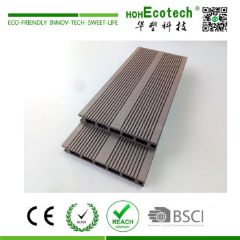 Low cost wooden patio decking