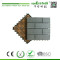 Easy assemble interlocking wooden deck tile