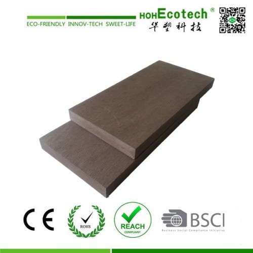 Solid wood plastic composite marina decking floor
