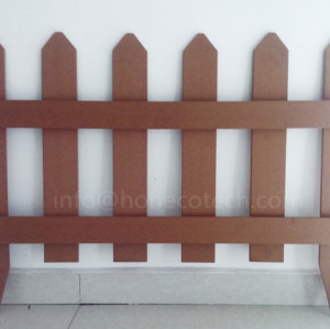 Outdoor non-fading wpc grid fence