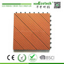 Landscaping wood plastic composite deck tile