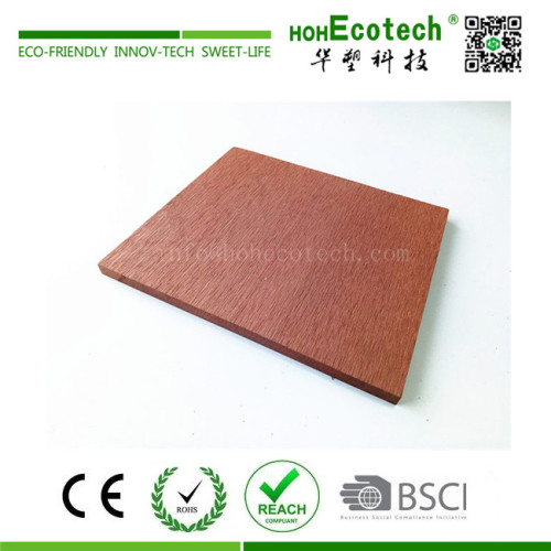 Wood plastic composite stair covering panel