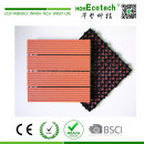 Plastic base hollow panel cheap wpc deck tile