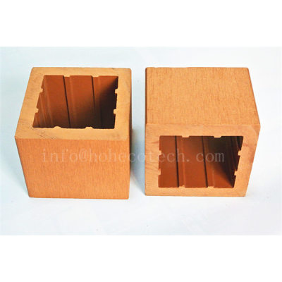 External waterproof wood plastic composite railing post