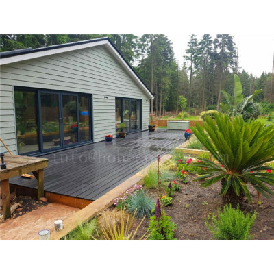 New garden wpc decking and wall cladding project