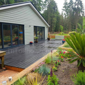 New garden wpc decking and wall cladding project