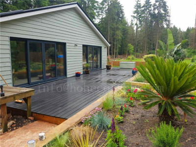 New garden wpc decking and wall cladding project