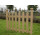Outdoor wood pladtic composite fence