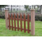 Durable no cracking wood plastic composite fence