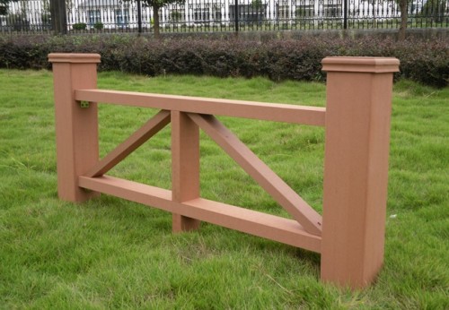 Outside waterproof anti-cracking wood plastic composite railing