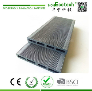Outdoor anti cracking wood plastic composite fence panel