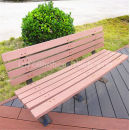 Outdoor landscaping decorative wooden bench