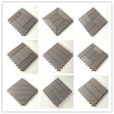 Anti-rot and anti-bending Burma teak outdoor wood decking tiles